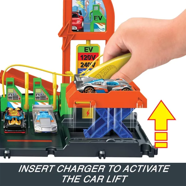 Hot Wheels: Grad punionica set staza s 1 malim automobilom - Mattel slika 3
