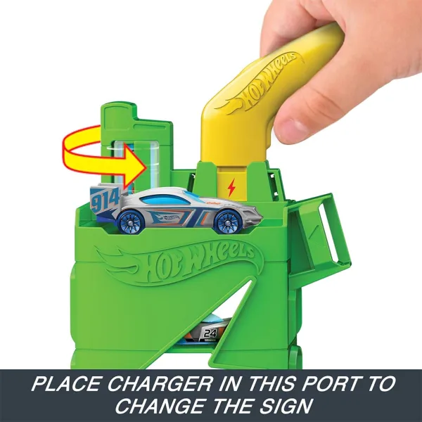Hot Wheels: Grad punionica set staza s 1 malim automobilom - Mattel slika 4