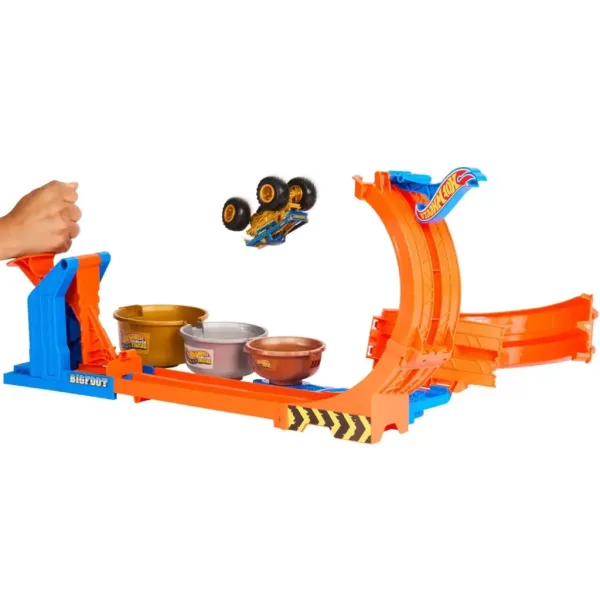 Hot Wheels Monster Trucks: 50. obljetnica Bigfoot staza s petljom - Mattel slika 3