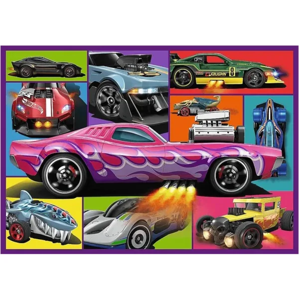 Hot Wheels trkaći automobili - set od 4 slagalice po 250 dijelova - Trefl slika 4