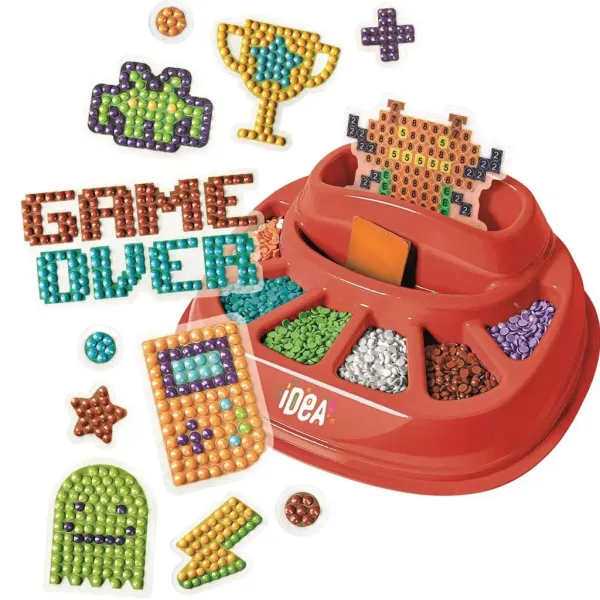 Idea! Game Icons set za izradu slike od strass kamenčića - Clementoni slika 2