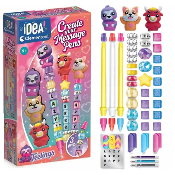 Idea! Set za pisanje poruka "Osjećaji" - Clementoni slika 2