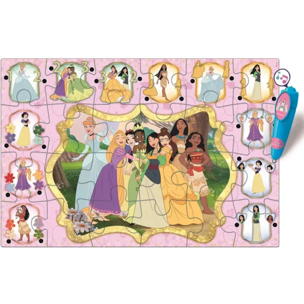 Interaktivna podna slagalica Disneyjevih princeza od 24 dijela - Clementoni slika 3
