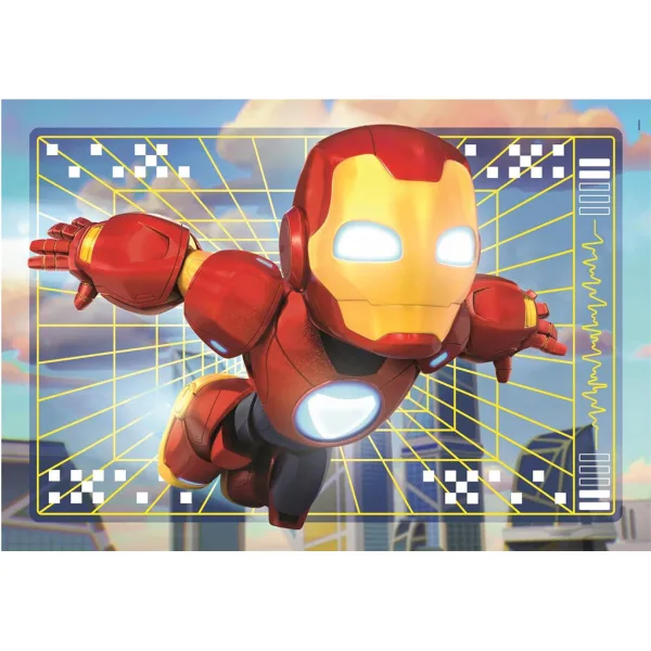 Iron Man i njegovi čudesni prijatelji 2x20 dijelova Supercolor slagalica - Clementoni slika 2