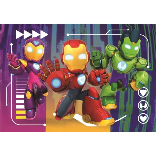 Iron Man i njegovi prijatelji 60-dijelna Supercolor slagalica - Clementoni slika 2