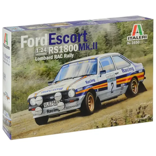Italeri 1/24 Ford Escort RS1800 Mk.II Rally maketa automobila slika 1