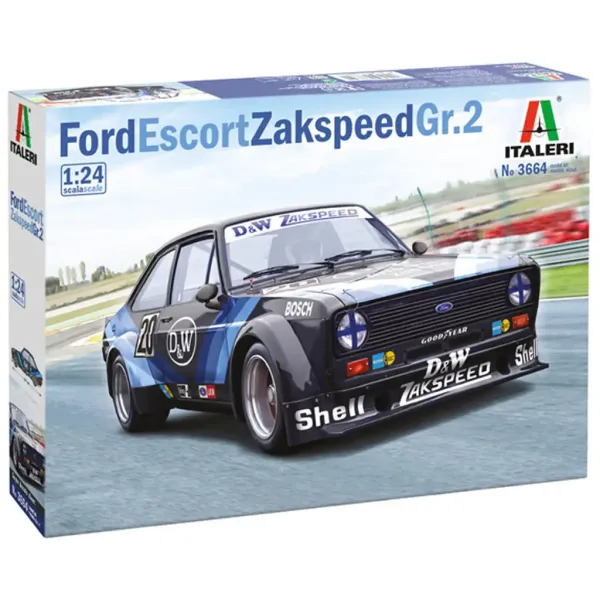 Italeri 1/24 Ford Escort Zakspeed Gr.2 automodel slika 1