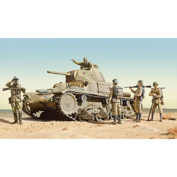Italeri 1/35 Carro Armato M14/41 I Serie tenk maketa slika 9