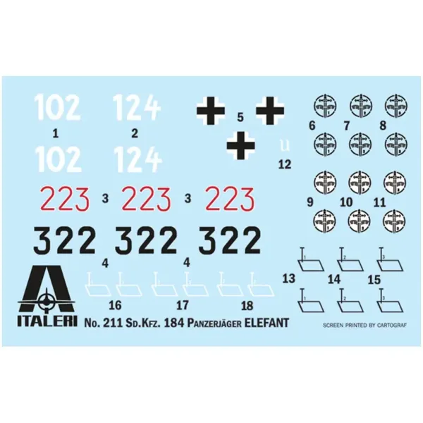 Italeri: 1/35 Sd.Kfz. 184 Elefant lovac tenkova maketa slika 2