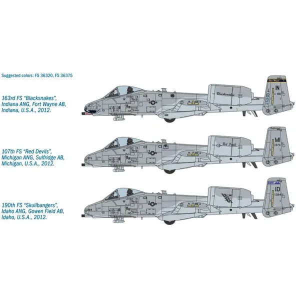 Italeri 1/48 A-10C Blacksnakes maketa zrakoplova slika 3