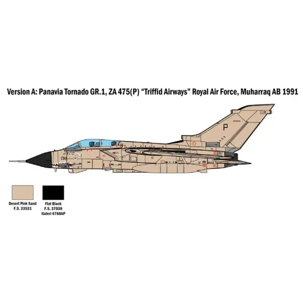 Italeri 1/48 Tornado GR.1/IDS maketa zrakoplova slika 3