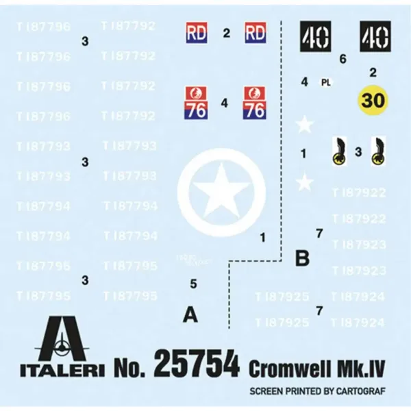 Italeri 1/56 Cromwell Mk. IV model tenka slika 2