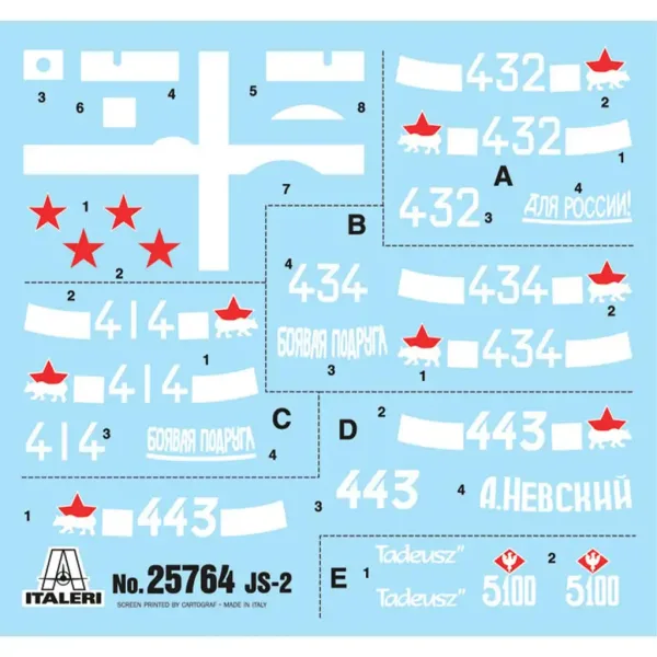 Italeri 1/56 JS2 Staljin tenk maketa slika 2