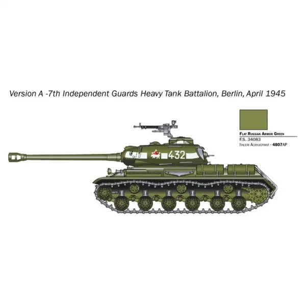 Italeri 1/56 JS2 Staljin tenk maketa slika 3