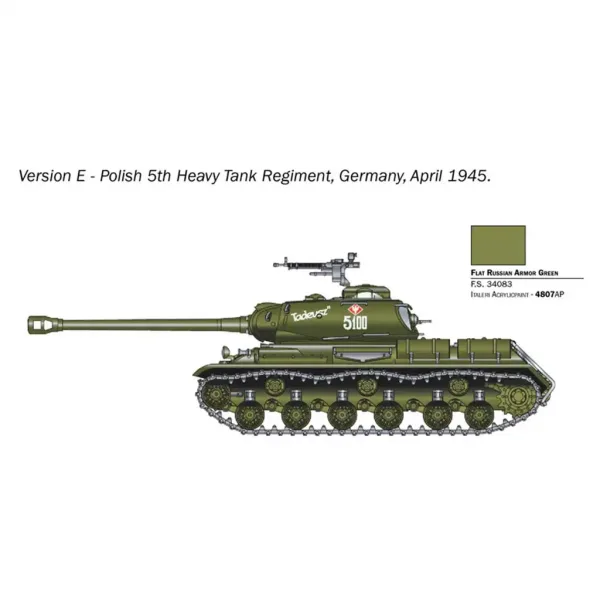 Italeri 1/56 JS2 Staljin tenk maketa slika 4