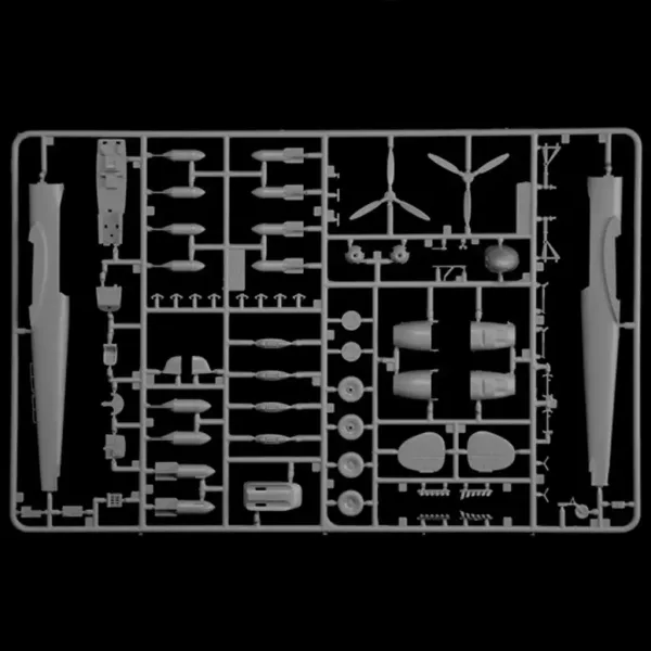 Italeri 1/72 Bf 110 C Zerstörer lovački avion maketa slika 8