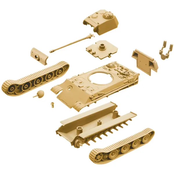 Italeri 1/72 Pz. Kpfw. V Panther Ausf. G Panther tenk 2-komadni maket set slika 3