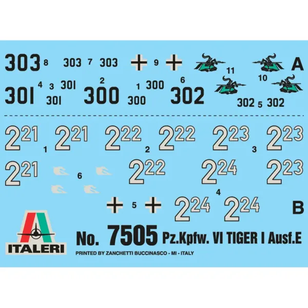 Italeri 1/72 Pz. Kpfw. VI Tiger I Ausf. E Tigar tenk 2-komadni maket set slika 2