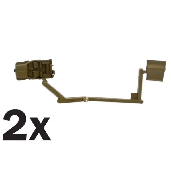 Italeri 1/72 Willys Jeep 1/4 ton 4x4 vojna vozila set maketa od 2 komada slika 5