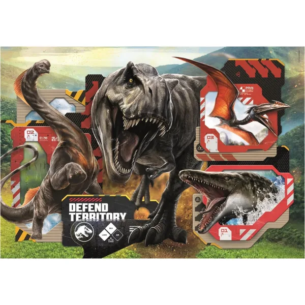 Jurassic World Maxi Super Color 24-dijelni puzzle - Clementoni slika 2