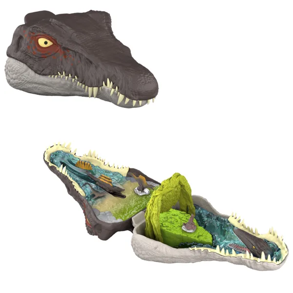 Jurassic World: Preporod Micro Adventures Spinosaurus mini set za igru - Mattel slika 3