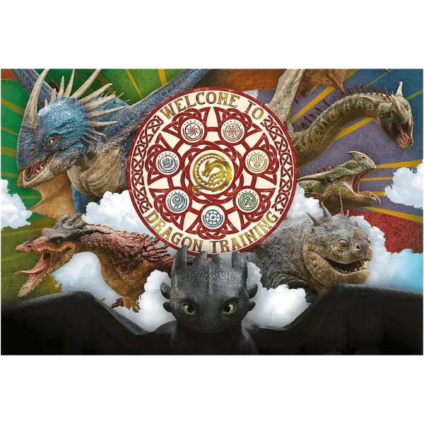 Kako izdresirati svog zmaja 100-dijelni puzzle - Trefl slika 2