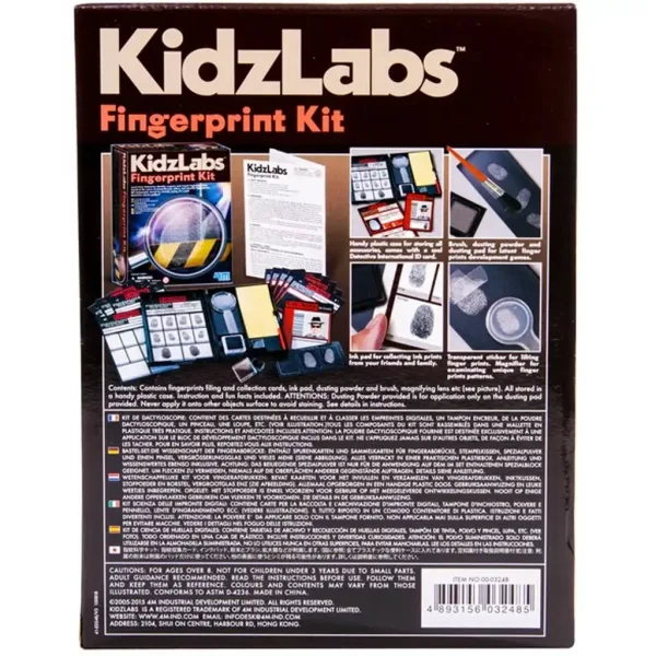 KidzLabs Set za snimanje otisaka prstiju – Postani i ti detektiv! slika 2