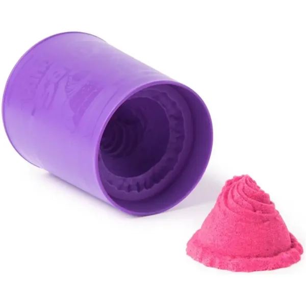 Kinetic Sand: Kutija za sladoled s ružičastim pijeskom za modeliranje - Spin Master slika 3