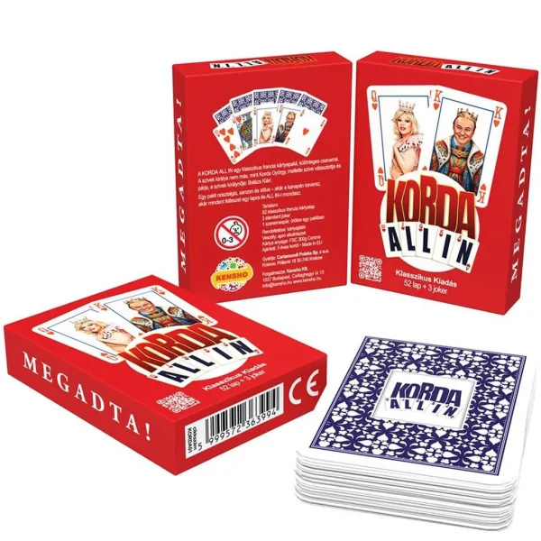 Korda All-in Klasični francuski špil karata (52 karte + 3 džokera) slika 5