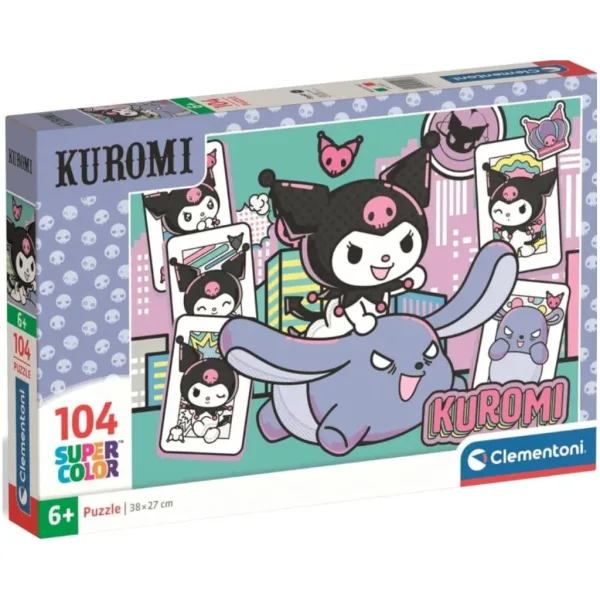 Kuromi Super Color puzzle, 104-dijelni - Clementoni slika 1