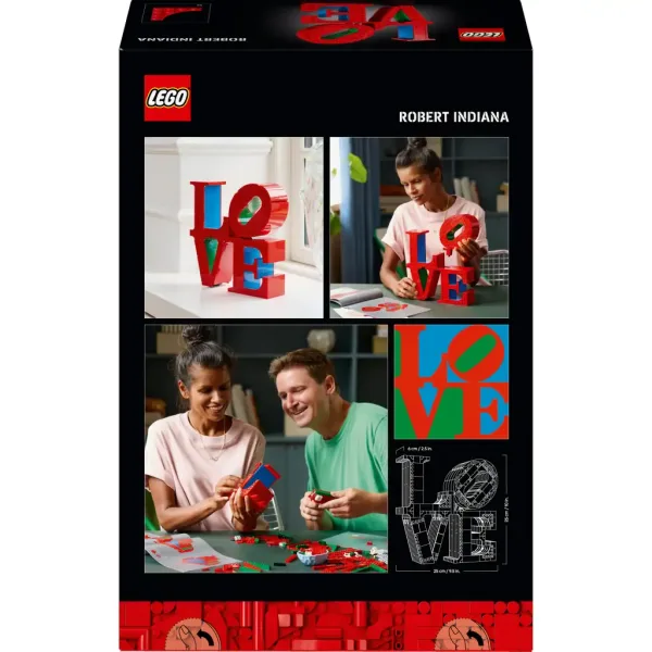LEGO® ART: LOVE dekorativni natpis (31214) slika 5