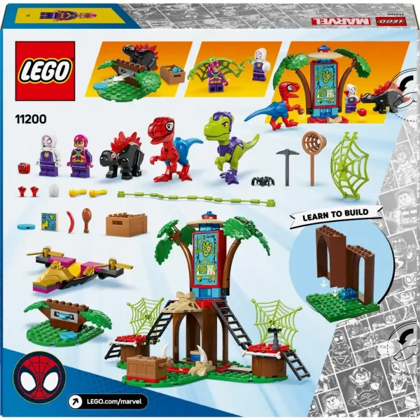 LEGO® Marvel: Spider-Man i Gobby bitka s raptorima u sjedištu na drvetu (11200) slika 2