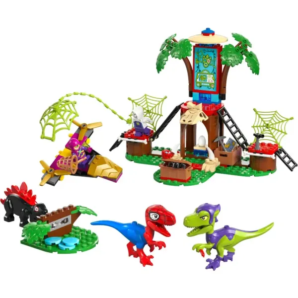 LEGO® Marvel: Spider-Man i Gobby bitka s raptorima u sjedištu na drvetu (11200) slika 5