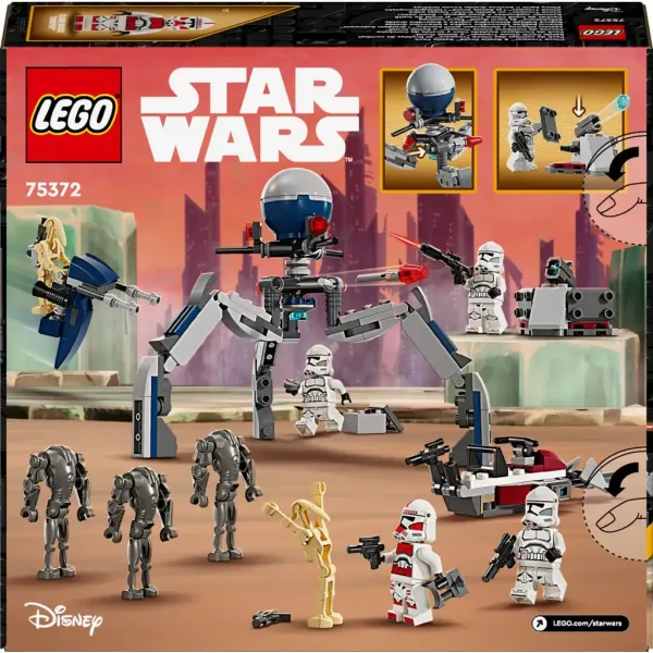 LEGO® Star Wars™: Paket bitke klon vojnika™ i borbenih droida™ (75372) slika 6