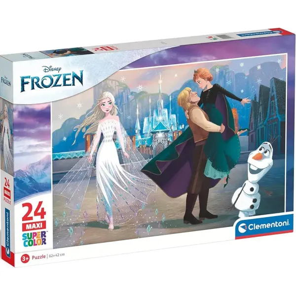 Ledeno kraljevstvo 24 kom maxi supercolor puzzle - Clementoni slika 1