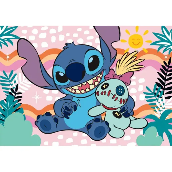 Lilo i Stitch Scrump plišana igračka 60-dijelna supercolor slagalica - Clementoni slika 2