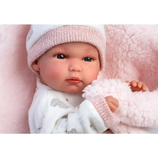 Llorens: Bimba, novorođenačka lutka 35 cm s bočicom i dekicom. slika 4