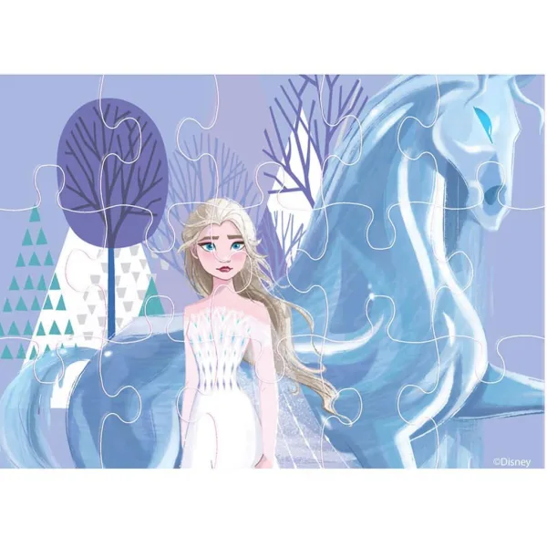 Luna: Frozen 4-u-1 puzzle set slika 3