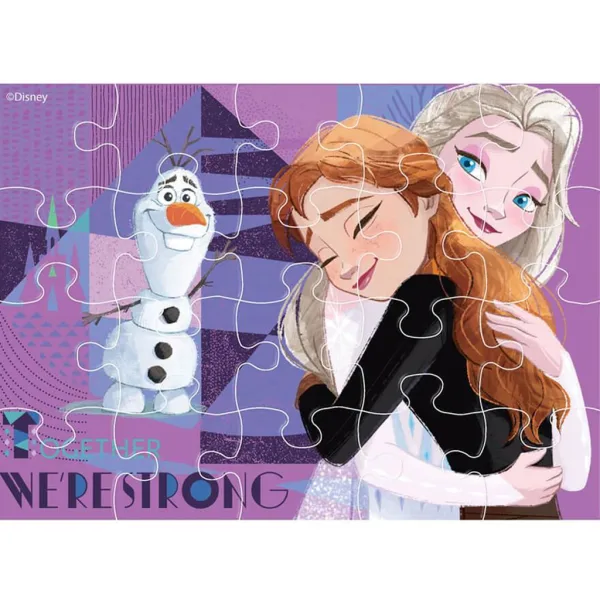 Luna: Frozen 4-u-1 puzzle set slika 4