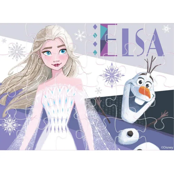 Luna: Frozen 4-u-1 puzzle set slika 5
