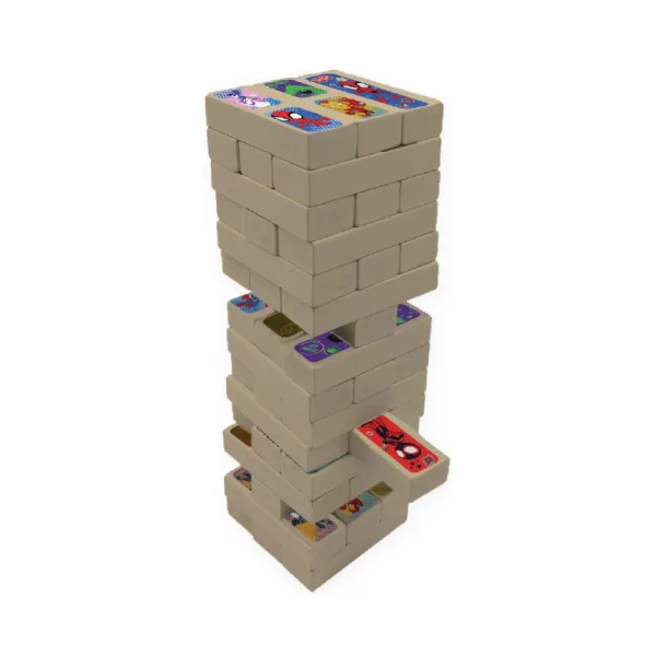 Luna: Marvel Spidey 3-u-1 društvena igra - Jenga, Domino i Igra memorije slika 2