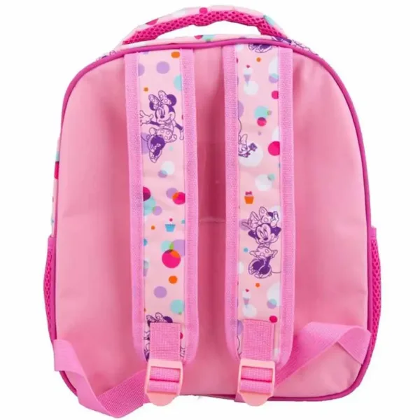 Luna: Minnie miš zaobljeni dvokomorni školski ruksak 27x10x31cm slika 2