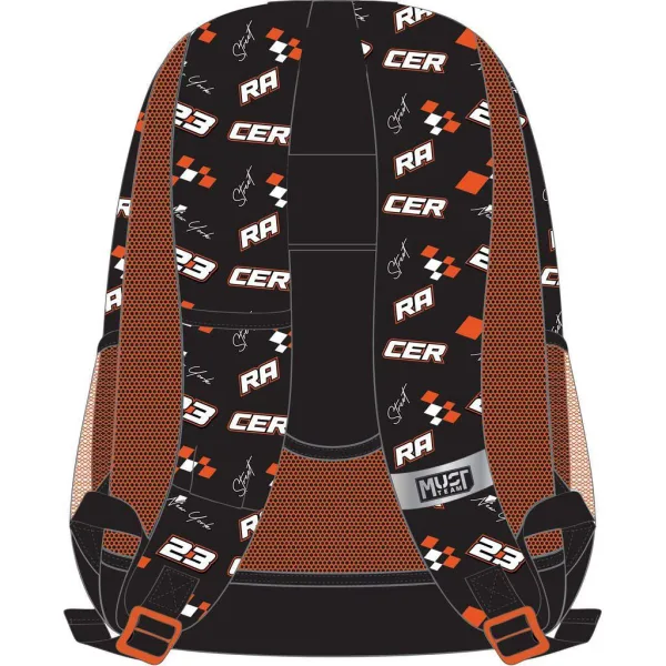 Luna: Must Team Street Racer zaobljena školska torba s 3 pretinca, ruksak 32x18x43cm slika 2