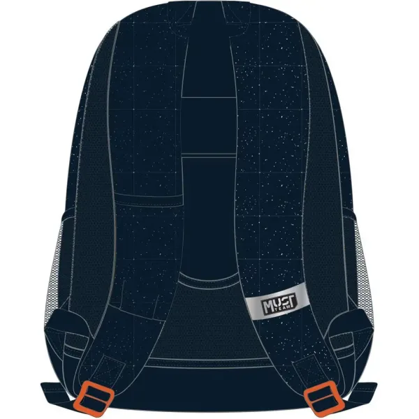 Luna: Must Team astronaut zaobljena školska torba s 3 pretinca, ruksak 32x18x43 cm slika 2