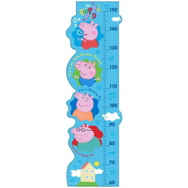Luna: Peppa Pig bojanka-metar za visinu, maxi slagalica od 25 dijelova slika 2
