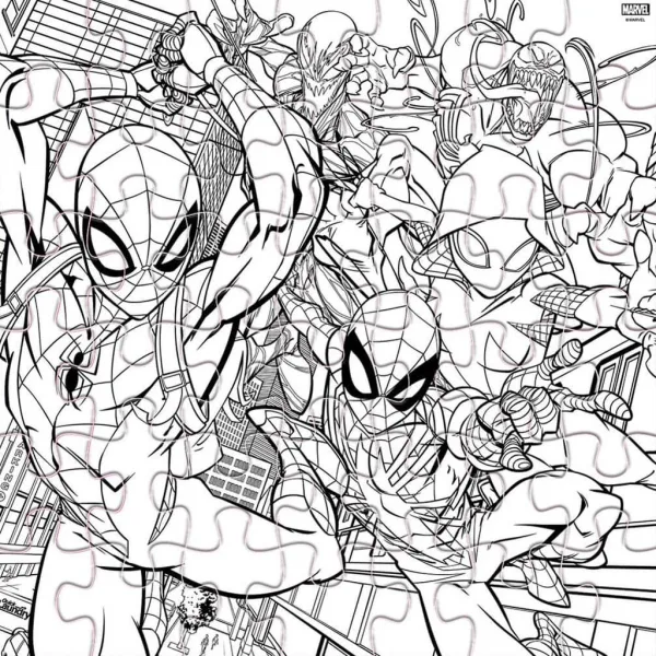 Luna: Spider-Man slagalica za bojanje od 42 dijela slika 3