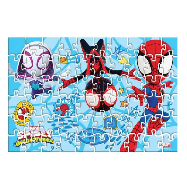 Luna: Spidey 2u1 puzzle od 60 dijelova i figura Spideyja slika 2
