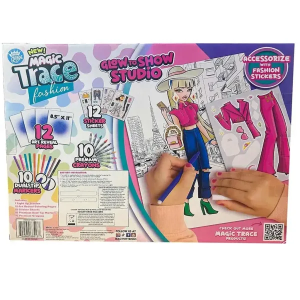 Magic Trace studio: Sjajno crtanje - modni kreativni set za igru slika 5