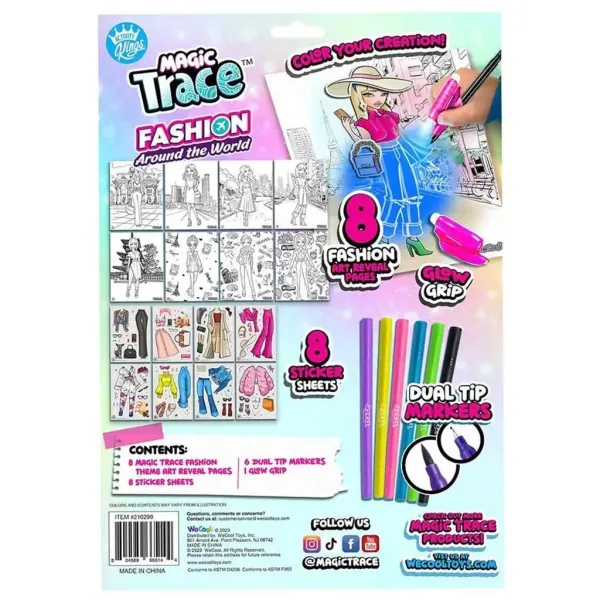 Magic Trace studio: Sjajno crtanje - modni set za početnike slika 3