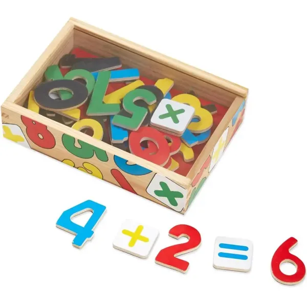 Magnetski drveni brojevi set za razvoj vještina u kutiji za pohranu - Melissa & Doug slika 4